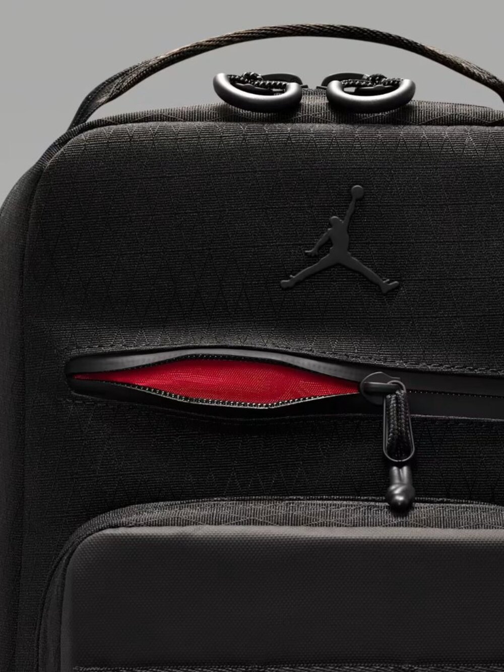 Jordan Collectors Sling Pack Bag (3L) Black/red MA9177-023 Cordura - Picture 4 of 8